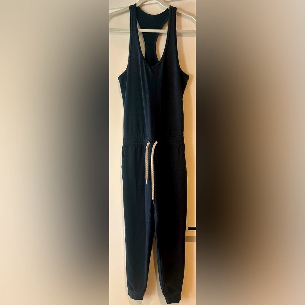 Lux Jumpsuit VUORI - Heathered Navy, Small